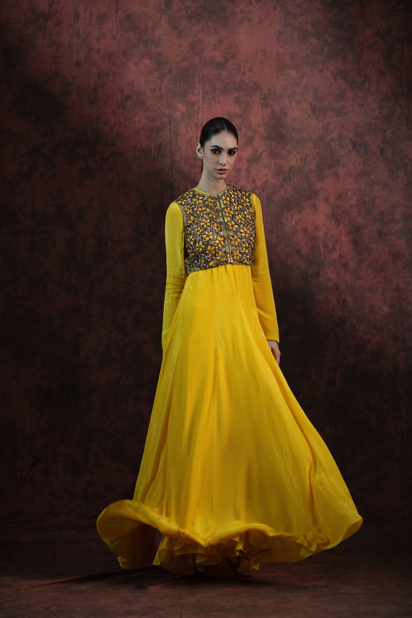 Gold Oasis Gown with Jacket