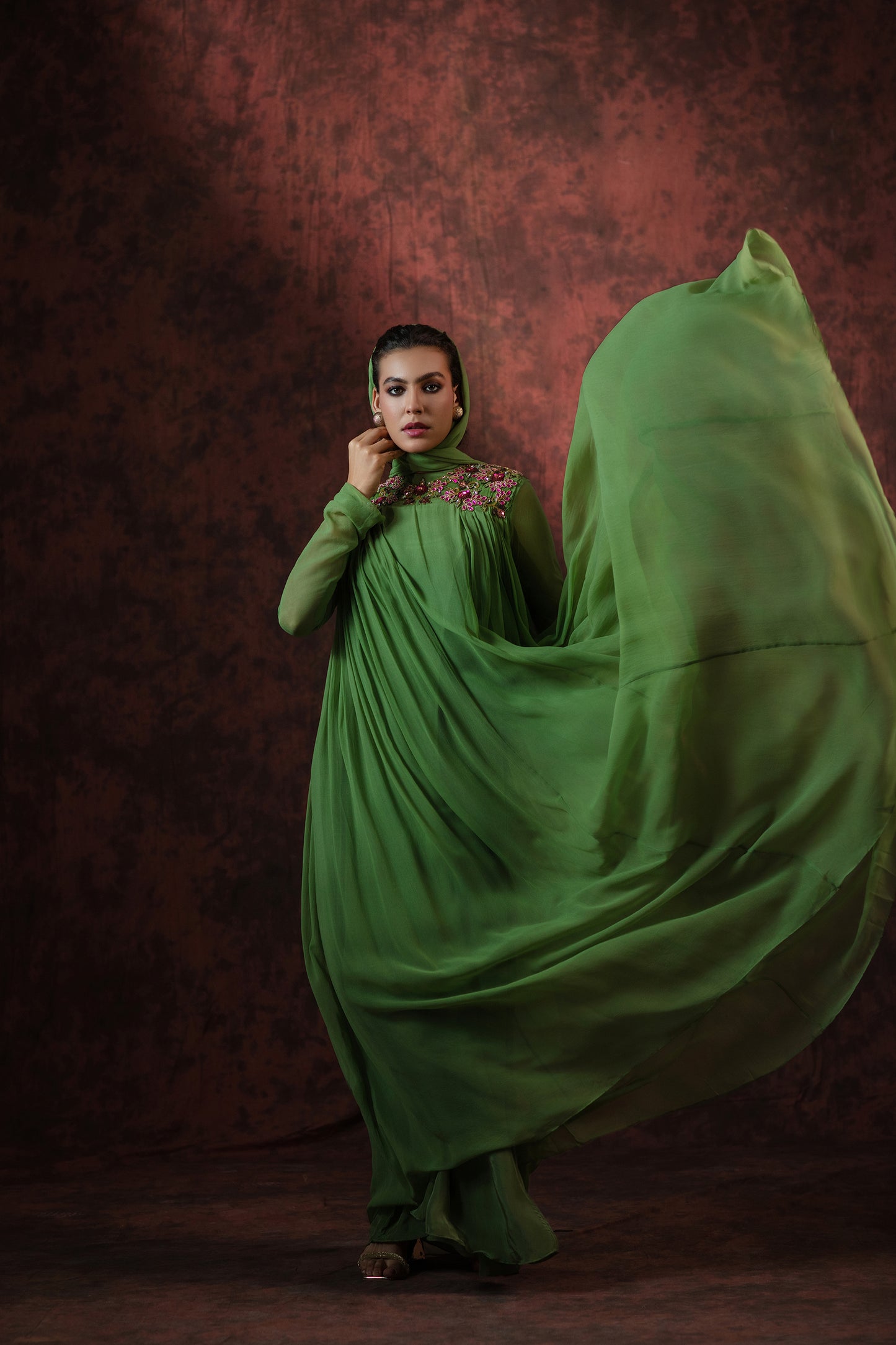 Basil Emerald Whisper Set