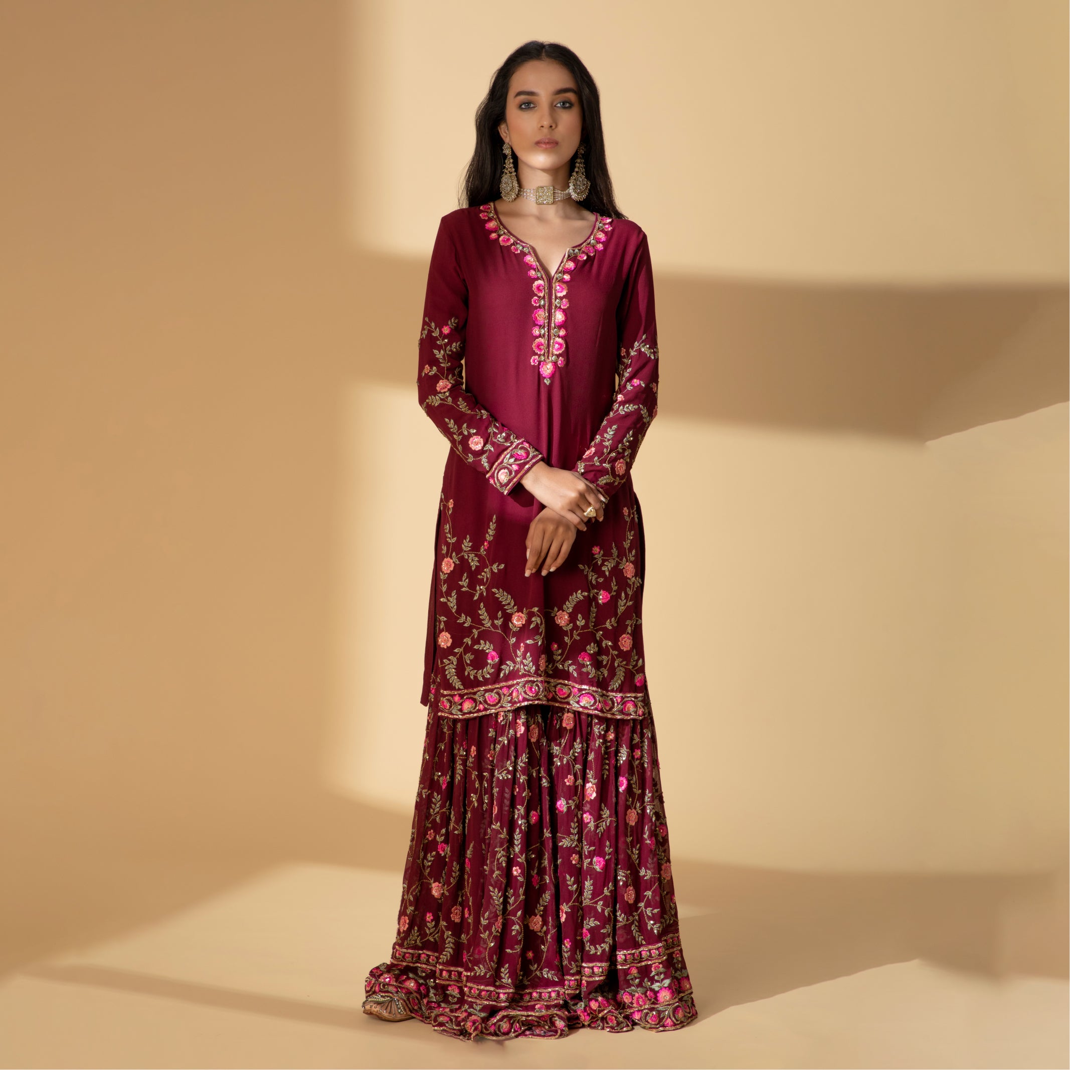 Mughal Artsy Gharara Set