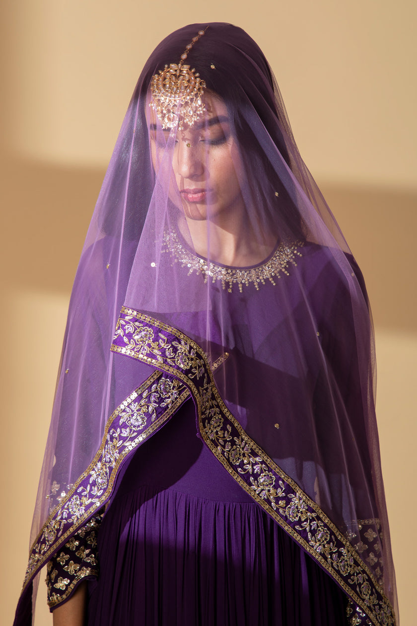 Stargazing Zardozi Gown Set