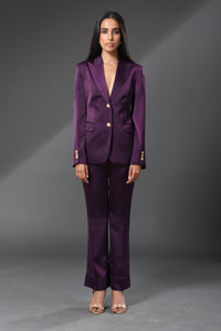 British Wine Purple Blazer