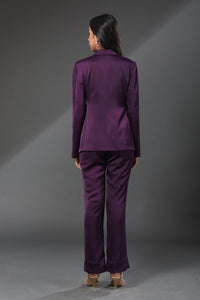 British Wine Purple Blazer